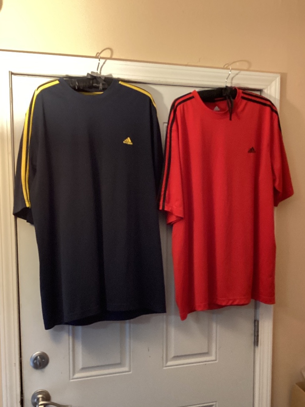 2 Men’s Adidas Climalite tee shirts shirt Size 2XL